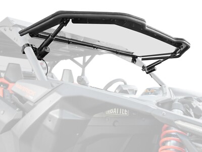 SuperATV Powered Flip Windshield for Can-Am Maverick X3 (2017+)