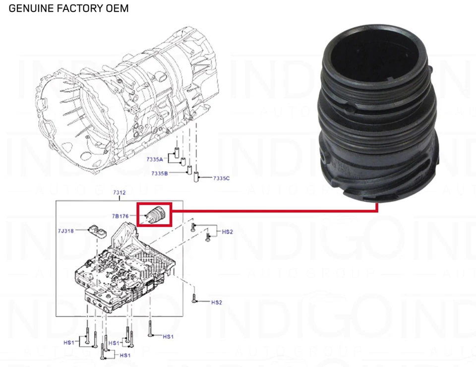 Range Rover Sport 2006-2013 genuino Land Rover A/T válvula cuerpo manguito TZV500010-S Foto 2 de 2