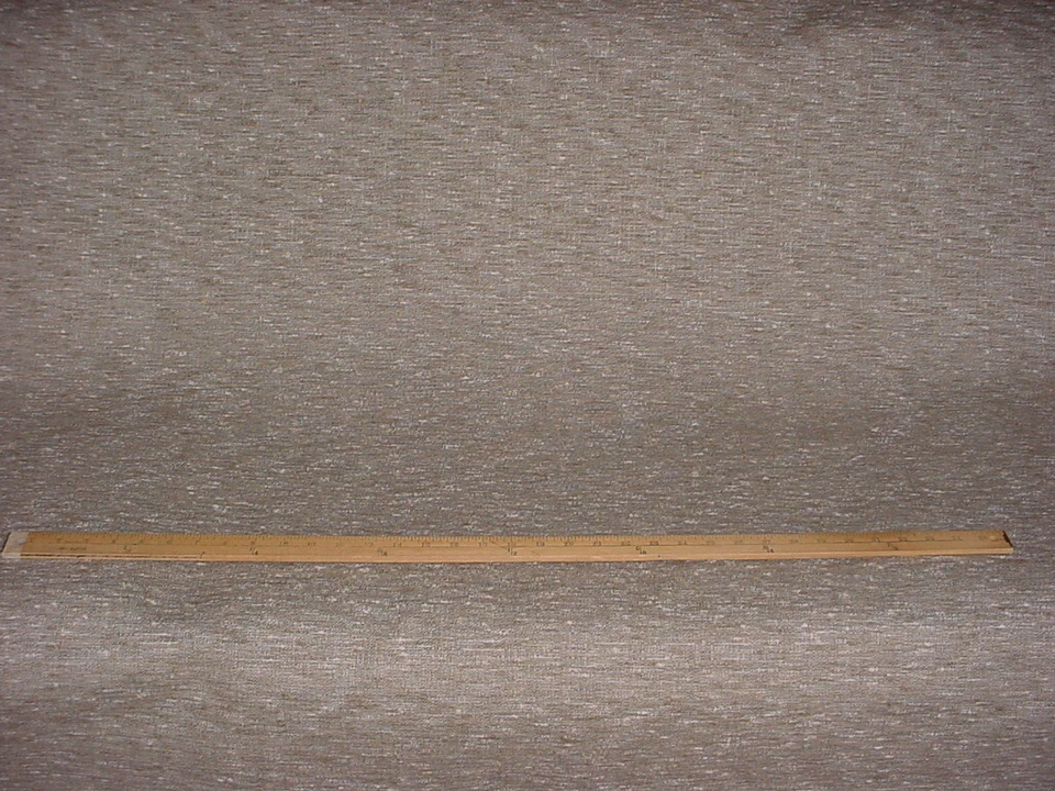 6Y Brunschwig et Fils BF10678 Drift Stone Flax Tweed Strie Upholstery Fabric - Image 4 of 4