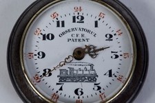 ANTICO OSSERVATOREL C.F.R. BREVETTO - OROLOGIO DA TASCA ROSKOPF SVIZZERO '900