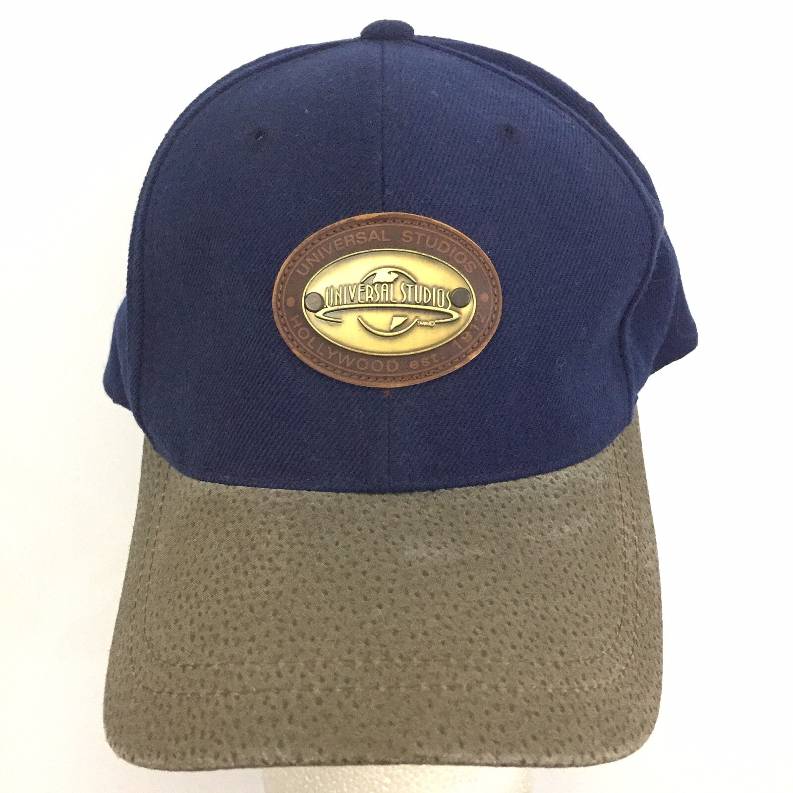 Universal Studios Metal Patch Hat Leather Bill Lo… - image 11