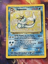 Vaporeon [No Symbol] #12 Prices | Pokemon Jungle | Pokemon Cards