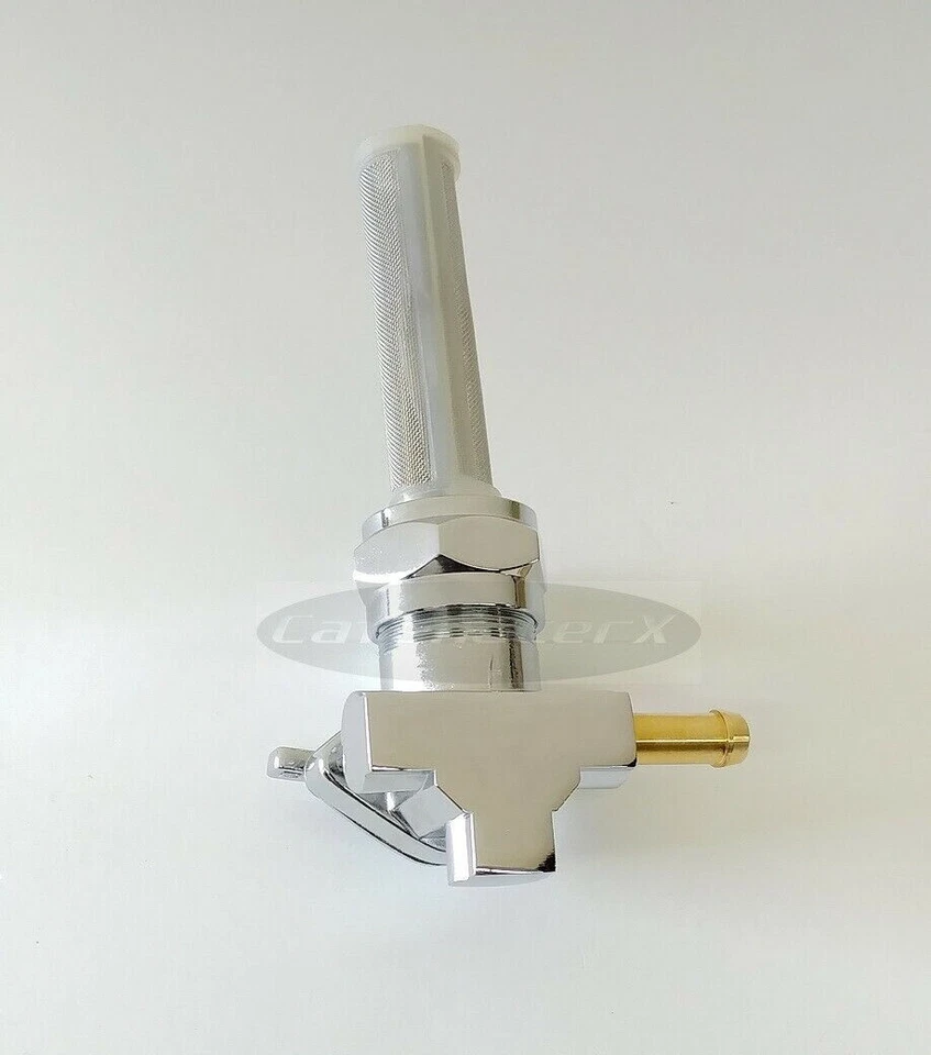 Gas Fuel Valve Petcock 90° Left Harley Heritage Softail Dyna Electra Glide Ultra - Image 2 of 4