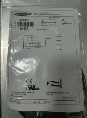 1PC New Banner QS18VN6LP 10-30VDC Photo Sensor Brand Free Ship