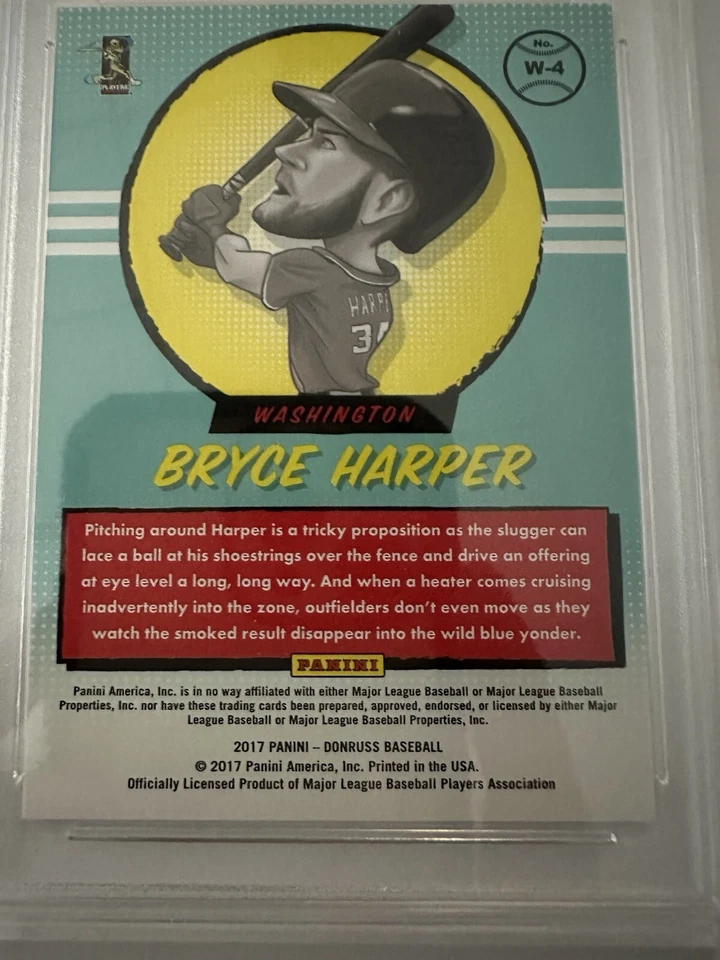 Panini Donruss Whammy Bryce Harper 2017 No. W4. 3D 9 Foto 4 de 4