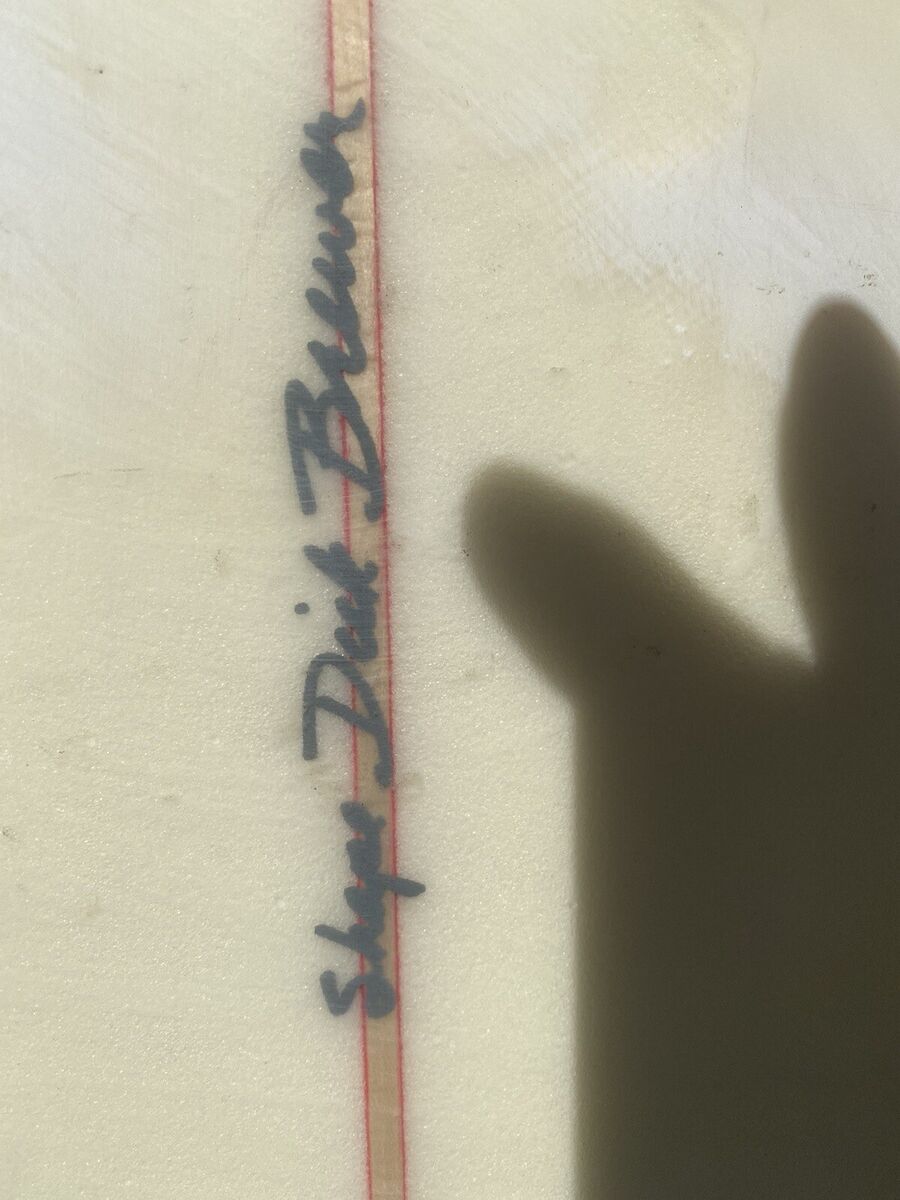 Dick Brewer surfboards Signed by Brewer 6'10” x 20.625 Dick Brewer surfboards Signed by Brewer 6'10” x 20.625
