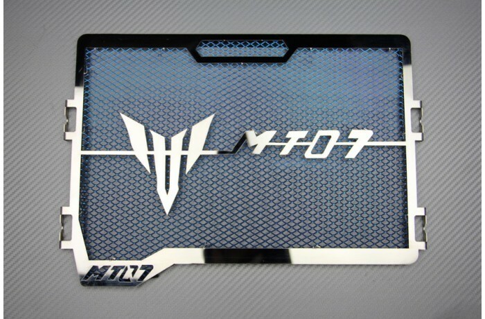 Grille de calandre bleue pour MT-07 idéale pour road-trip et duo
