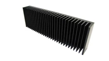 albs SKK-300 Kühlkörper (SK56 100SA) schwarz eloxiert, ohne Bohrungen
