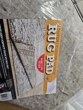 Mohawk Home 8' x 10' 1/4 Rug Pad 100% Felt Protective Cushion, x 10', Grey 