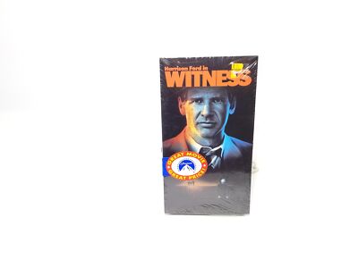 Witness VHS Tape - Harrison Ford - 1985 - Paramount Home Video - Sealed ...