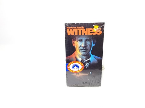 Witness VHS Tape - Harrison Ford - 1985 - Paramount Home Video - Sealed ...