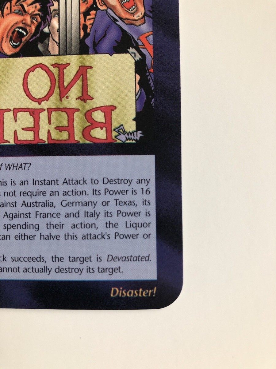 Illuminati INWO No Beer! Card, RARE (See Description for Offers