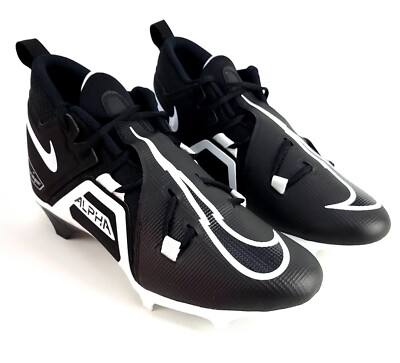 Nike Alpha Menace Pro 3 Mid Football Cleats Black  Mens Size 11 NEW CT6649-001 Nike Alpha Menace Pro 3 Mid Football Cleats Black CT6649 001  main image 4