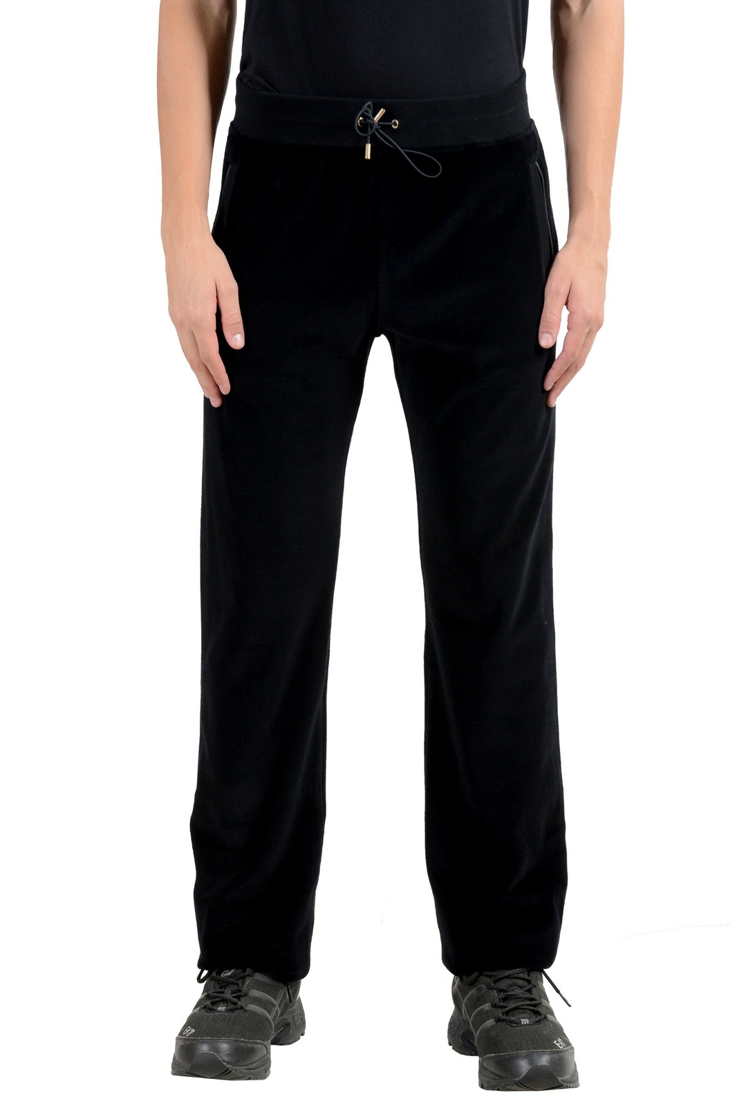 Мужские черные велюровые спортивные брюки Versace Размер S XL 2XL 3XL 4XL 36590₽