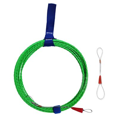 Fish Tape Cable Puller Kit 32ft 10m 4.5mm Pet Electrical Cable Puller Spiral Ext