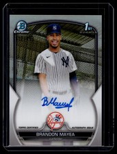 Brandon Mayea 2023 Bowman Chrome 1st Refractor Autograph Auto Card /499 #CPA-BMA