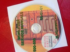 JUKEBOX WURLITZER SERVICE MANUALS 50 51 61 35 312 412 500-800 616 716 ECT