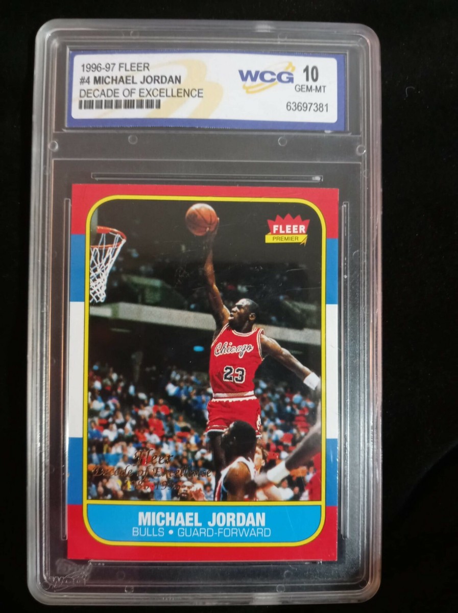 1996-97 Fleer - Decade of Excellence Michael Jordan #4 for