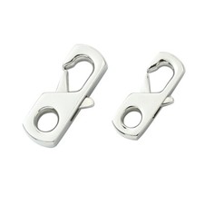 2x Stainless Steel Lobster Clasps Bracelet Clasp Closures for Jewelry Making DIY
