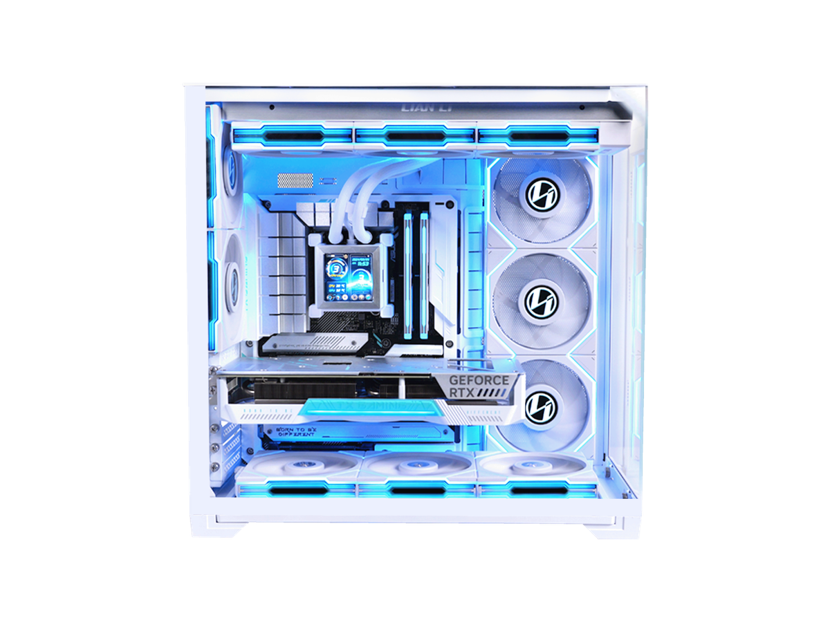 LIAN LI O11 vision compact white color Aluminum / Steel / Tempered