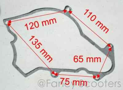 #ad #ad Stator Cover Gasket for 50cc70cc90cc110cc ATV Engine Starter on the Bottom $6.74