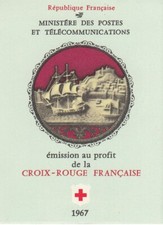 TIMBRE FRANCE CARNET 1967 CROIX ROUGE N° 2016 - neuf