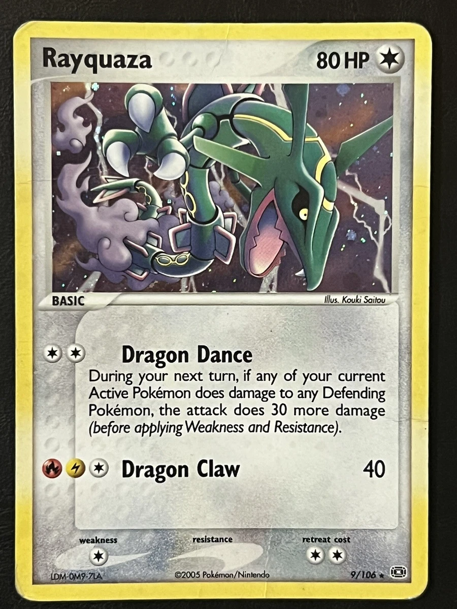 Rayquaza Pokémon TCG EX Emerald Individual Collectible Card Game