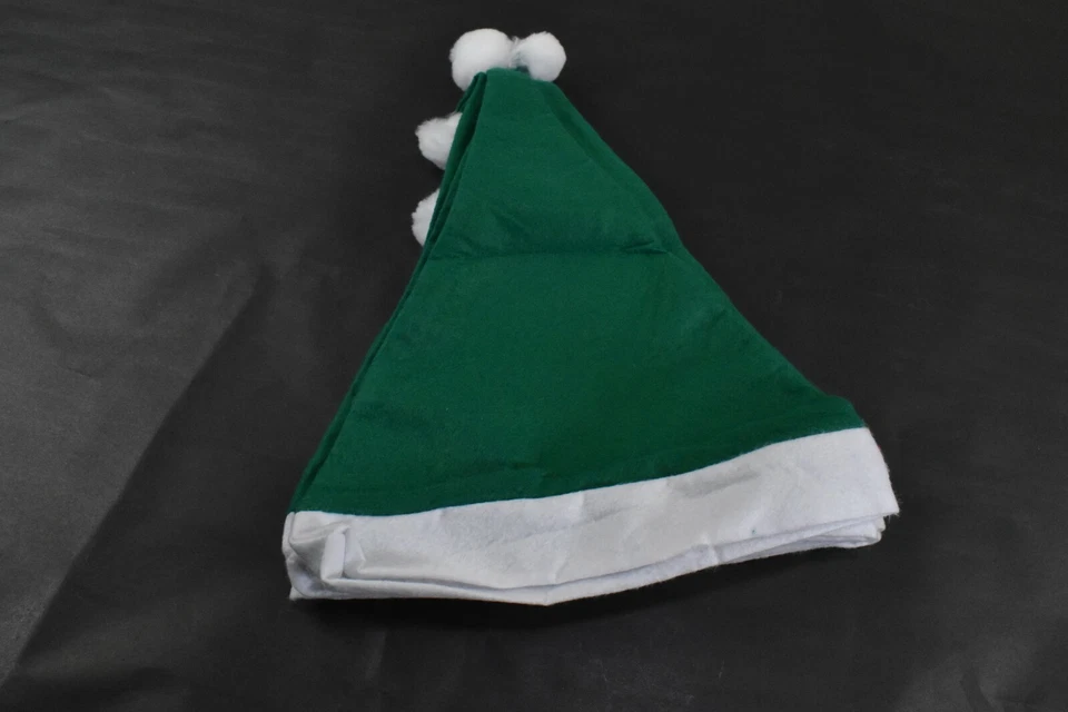 Lot of 24 Green Felt Santa Hats 13 inch - Image 2 of 4