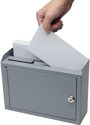 STEELMASTER Secure Schwerlast Mehrzweck Stahl Drop Box Grau Neu