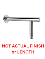 GRAFF G-8511-GM Contemporary 12" Bathroom Shower Arm GUN METAL New