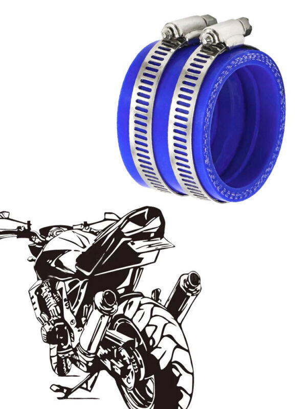 45mm Flange Adapter Carb Manifold Boot For Scooter - 2-Stroke Intake With Hardware