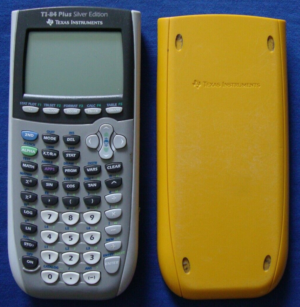 TI-84 Plus Silver Edition Graphing Calculator Texas Instruments TI84