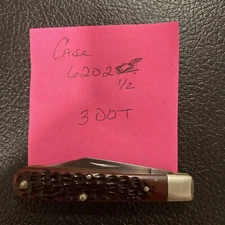 Case XX 6202 1/2 3 Dot Pocket Knife