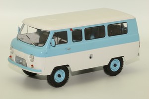 Premium Uaz 452v 26 Minibus Blue White 1 18 Ebay