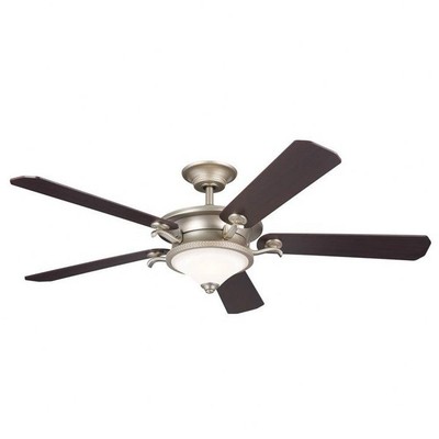 5 Blade Ceiling Fan with Light Kit In Traditional Style-16.75 Inches Tall and 60