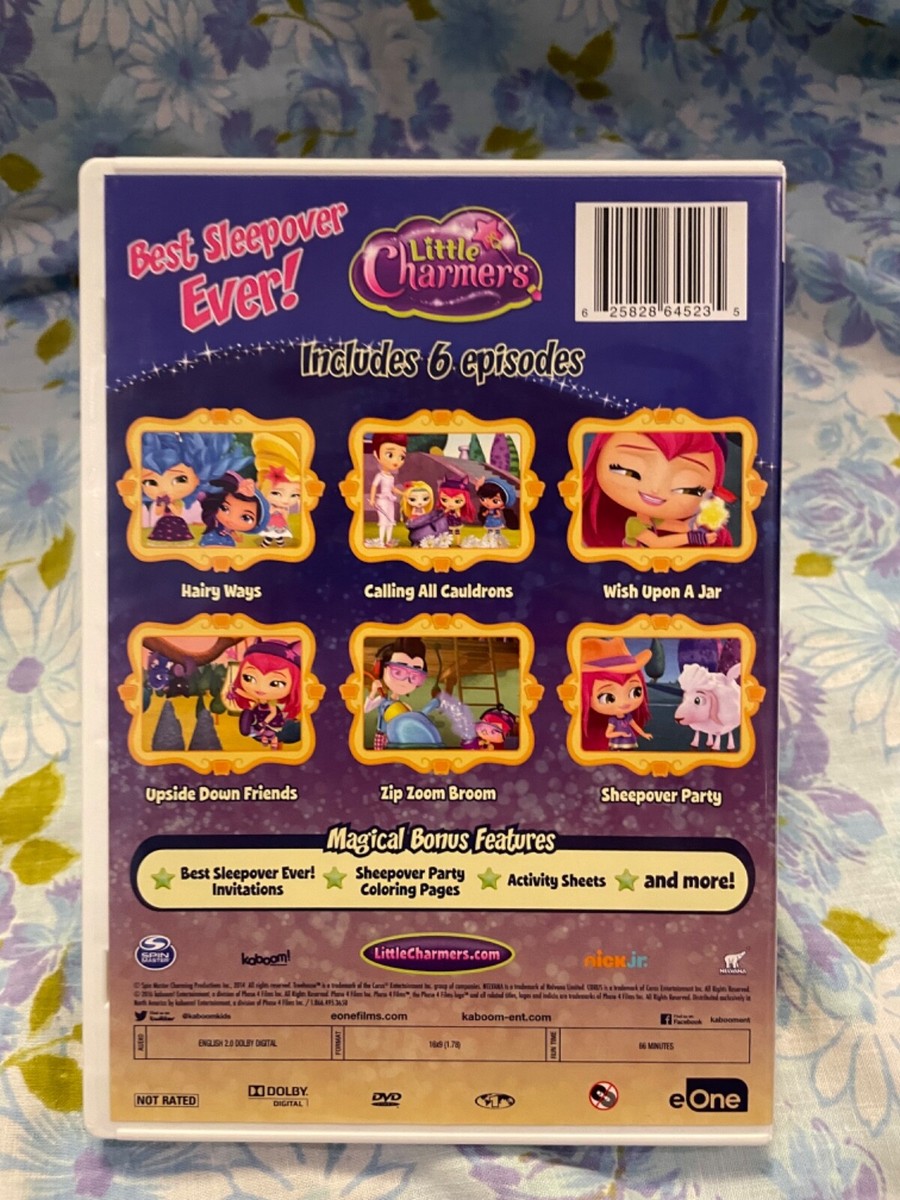 DVD Kaboom! Little Charmers Best Sleepover Ever includes 6