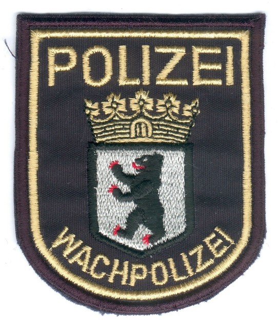 German Police/Berlin City Patch new blue Uniform, RARE, I/II | eBay