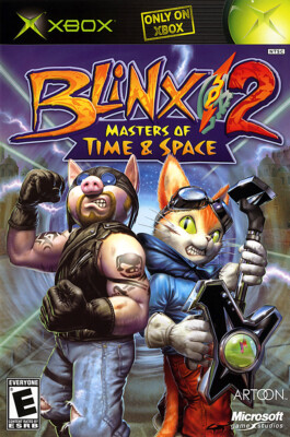 Blinx 2 Masters Of Time & Space BOX ART XBOX Premium POSTER MADE IN USA - XBX005