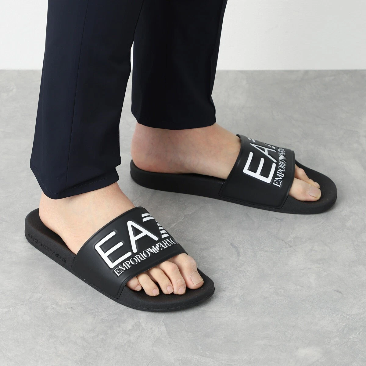 Emporio Armani Black Sandals for Men for sale | eBay