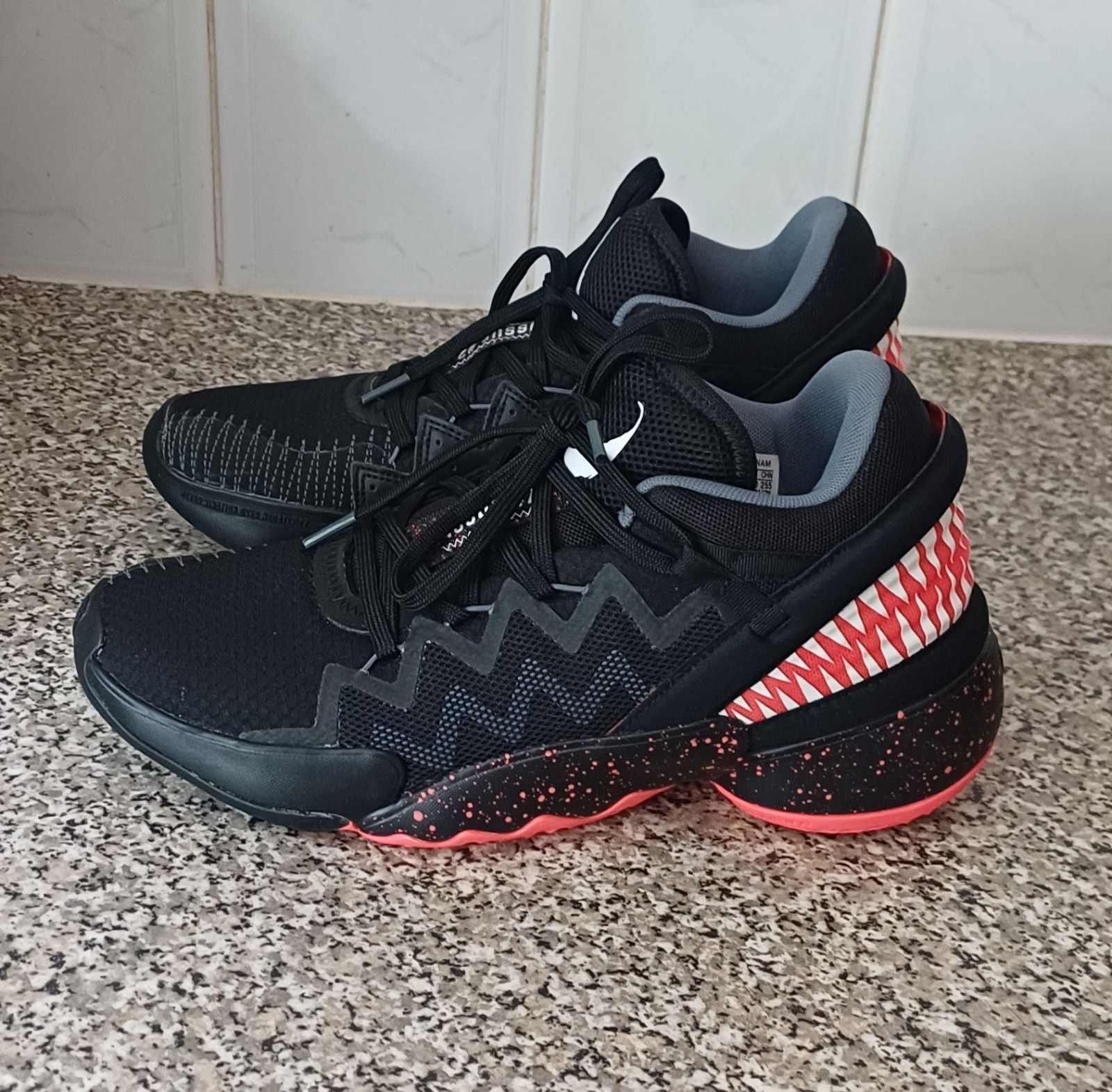 Adidas D.O.N. Edición #2 Marvel Venom Zapatos de Baloncesto Entrenadores FV8960 UK 7.5 US 8