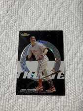 2005 Topps Finest Jim Thome Black X-fractor /25