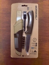 Mora Knife Bushcraft Survival Knife, Fixed Blade, Friction Grip Item 13033