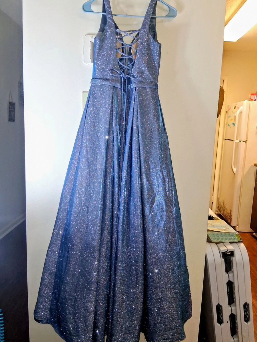 Glitter Blue Dresses for Women for sale | eBay