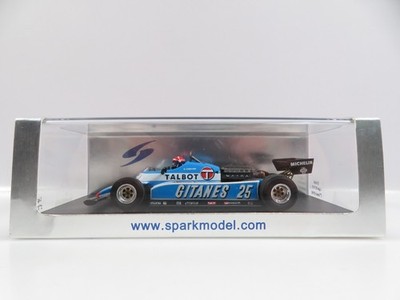 1:43 Spark S1664 Ligier JS17 No 25 2nd Detroit GP 1982 Eddie Cheveer 