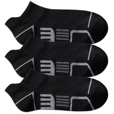 12 Pairs Mens Ankle Socks Athletic Casual Low Cut Short Socks for Men With Ta...