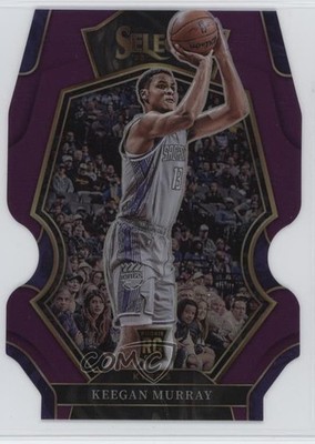 2022 Select Premier Level Purple Prizm Die-Cut /99 Keegan Murray Rookie RC oh4