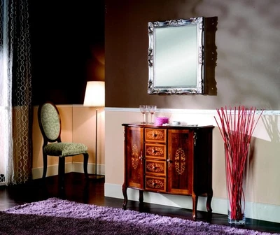 Holz Italienische Stil Möbel Luxus RTV Braune Kommode Stil Barock Antik Stil Neu - Bild 1 von 4