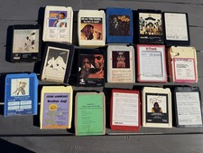 8-Track Tapes, Lot Of 16 Untested, Sold As-