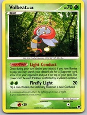 Volbeat 92/106 Common Great Encounters Pokemon Excellent Condition B9