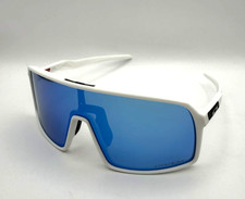 Oakley Sutro Sunglasses White Frame Blue Lens With Box, Case,  Accessories